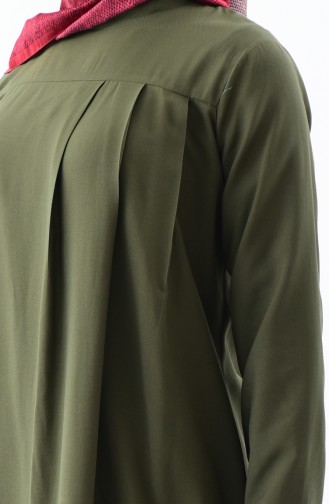 Buglem Asymmetric Tunic Pants Double Suit 1184-04 Green 1184-04