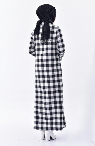 Black Hijab Dress 1002A-01