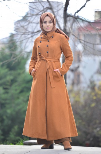 Buttoned Coat 4430-03 Taba 4430-03
