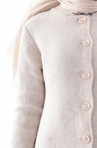 Knitwear Sweater with Buttons 3916-06 Cream 3916-06