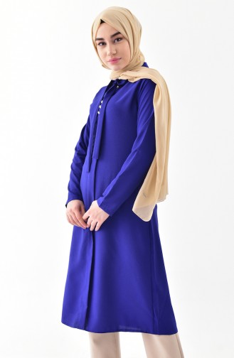 Kravat Yaka Tunik 1084-11 Saks 1084-11