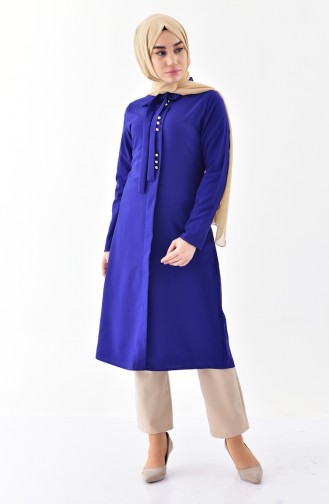 Kravat Yaka Tunik 1084-11 Saks