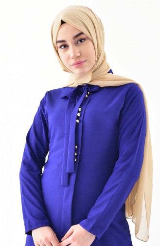 Kravat Yaka Tunik 1084-11 Saks 1084-11