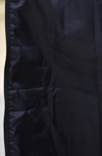 Manteau Matelassé a Capuche 5113-01 Noir 5113-01
