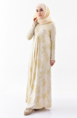 Sefa Merve Robe Omra 7124D-01 Creme 7124D-01