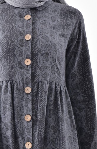 Buttoned Dress 2014-03 Gray 2014-03