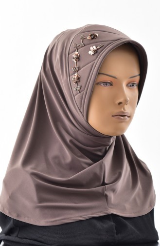 Stony Ready to wear Hijab 1004-17 Dark Mink 1004-17