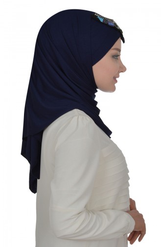 Navy Blue Shawl 0032-11