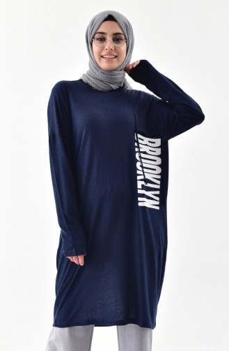 Navy Blue Tuniek 1066-01