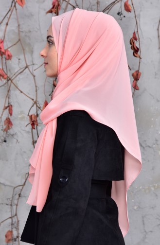 Long Chiffon Shawl 50025-104 Light Salmon 50025-104