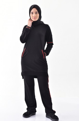 Pocket Suit Tracksuit 2233-02 Black 2233-02