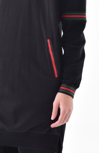 Pocket Suit Tracksuit 2233-02 Black 2233-02