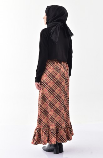 Plaid Patterned Platted Skirt 1093-01 Tile 1093-01