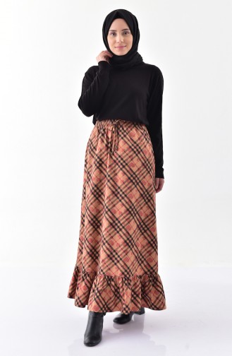 Plaid Patterned Platted Skirt 1093-01 Tile 1093-01