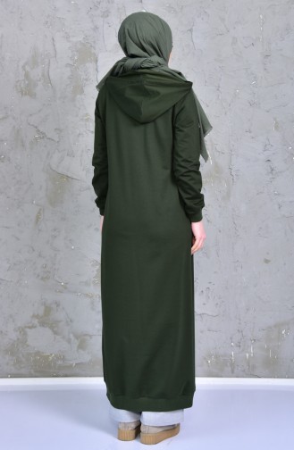 Abaya Sport a Capuche 2014-03 khaki 2014-03