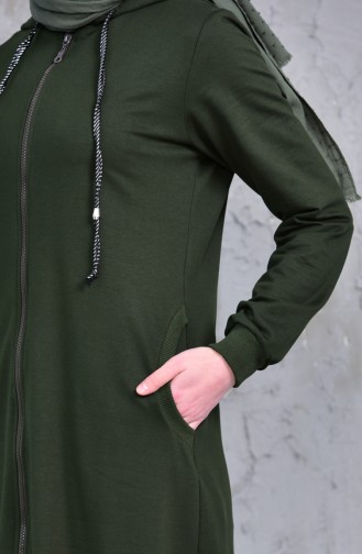 Hooded Sport Abaya 2014-03 Khaki 2014-03