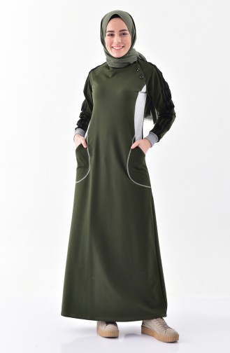 Pocket Sports Dress 2020-01 Khaki 2020-01