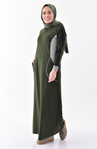 Pocket Sports Dress 2020-01 Khaki 2020-01