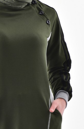 Pocket Sports Dress 2020-01 Khaki 2020-01