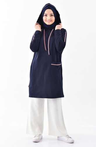 Pocket Sports Tunic 2252-02 Navy Blue 2252-02