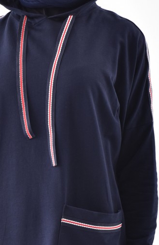 Pocket Sports Tunic 2252-02 Navy Blue 2252-02