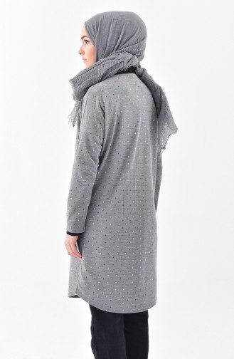 Tunique a Motifs 7390-01 Gris 7390-01