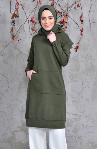 Cepli Spor Tunik 5207-03 Haki