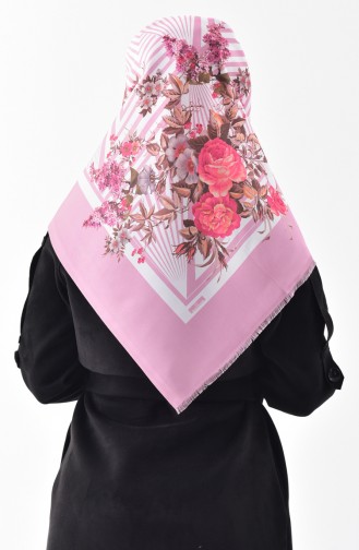 Digital Printed Taffeta Shawl 95236-06 Powder 95236-06