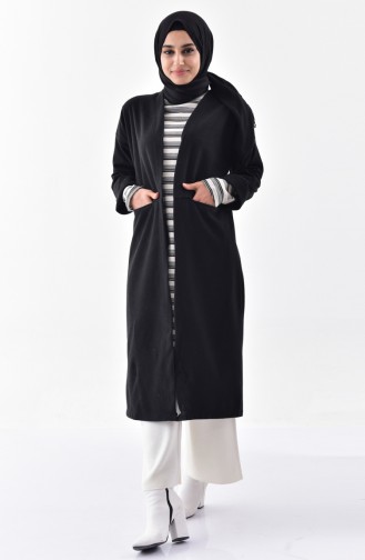 Gilet avec Poches 3199-01 Noir 3199-01