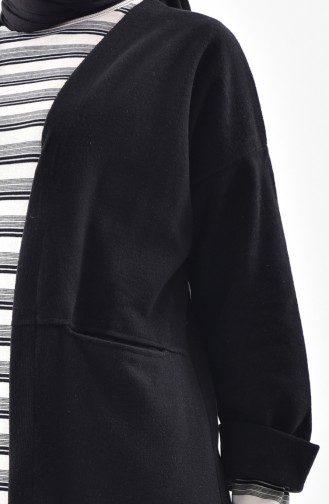 Gilet avec Poches 3199-01 Noir 3199-01