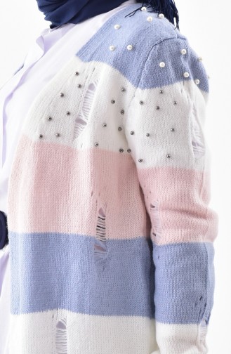 Pearly Knitwear Cardigan 8025-08 Blue 8025-08