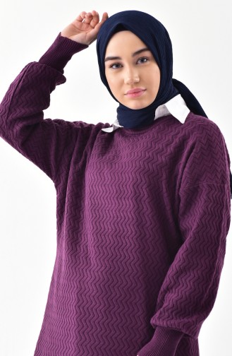 Knitwear Tunic 2108-06 Purple 2108-06