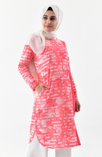 Garnished Tunic 99176-01 Coral 99176-01