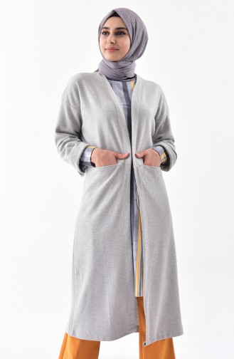 Gilet avec Poches 3199-04 Gris 3199-04