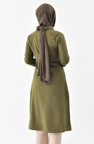 Tunique détail Cravate 1084-04 Vert Khaki 1084-04