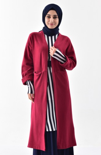 Pocket Cardigan 3199-03 Claret Red 3199-03