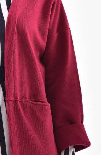 Pocket Cardigan 3199-03 Claret Red 3199-03