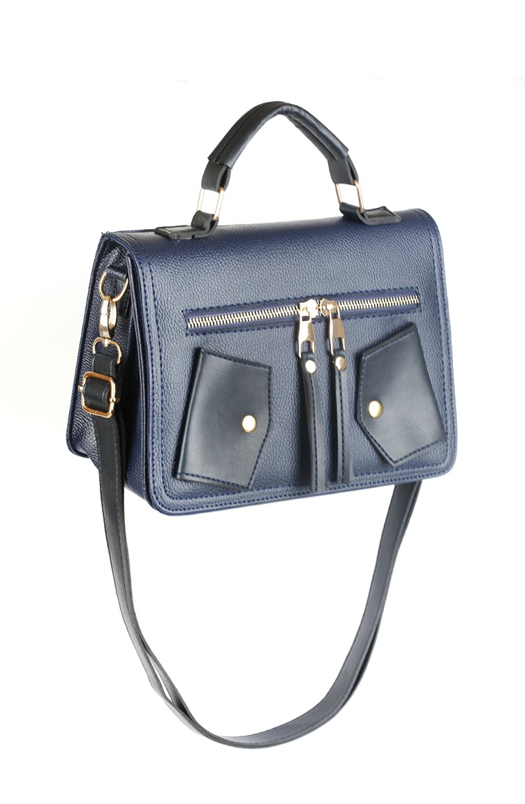 Women Shoulder Bag 4233502 Navy Blue 4233502 Sefamerve