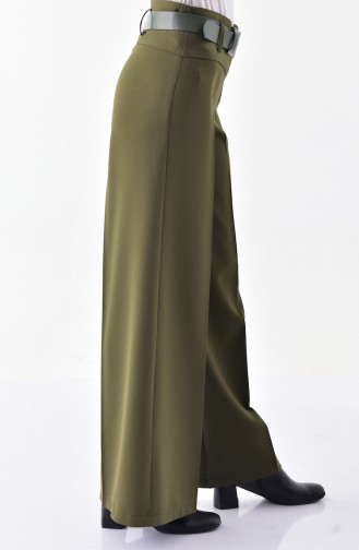 Arched Plenty Cuff Trousers 3124-01 Khaki 3124-01