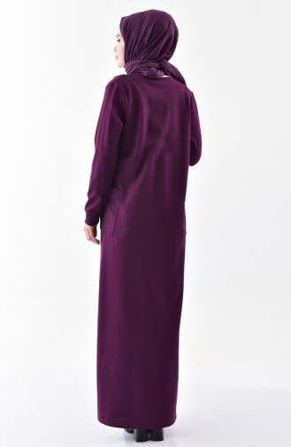 Robe Imprimée de Pierre 2187-02 Pourpre 2187-02