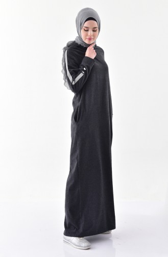 Hooded Winter Dress 2240-03 Anthracite 2240-03
