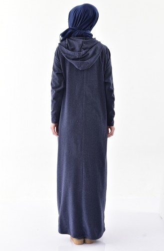 Hooded Winter Dress 2240-04 Indigo 2240-04