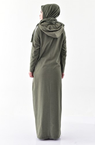 Hooded Winter Dress 2240-05 Khaki 2240-05
