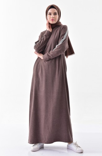 Hooded Winter Dress 2240-06 Mink 2240-06