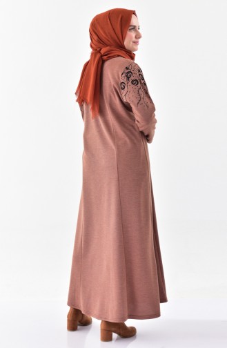 Robe Imprimée de Pierre Grande Taille 4853-03 Coquille D´ognion 4853-03
