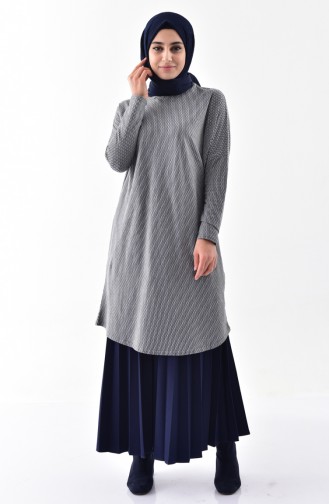 Tunique Manches Chauve Souris 7752-01 Gris 7752-01