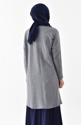 Tunique Manches Chauve Souris 7752-01 Gris 7752-01