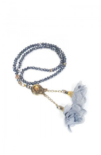 Crystal Rosary Prayer beads 1120-07 Gray 1120-07