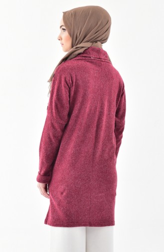 Weinrot Pullover 2108-05
