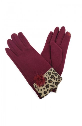 Womens Gloves S01-02 Burgundy 01-02